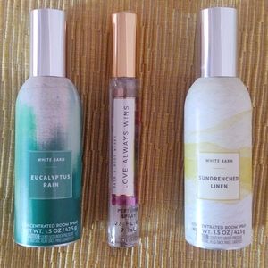 2 room sprays and 2 perfume spray